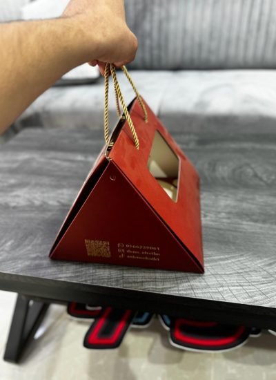 تصميم وطباعة مزدوجة بوكس مع كيس